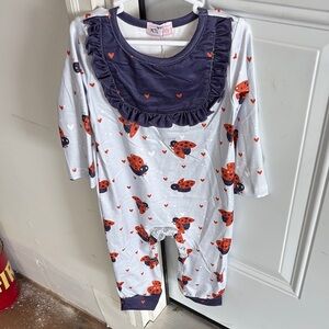 Adorable Ladybug Baby Romper